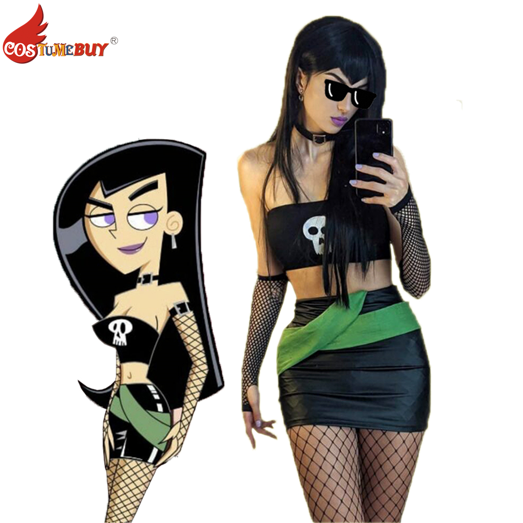 Fishnet Stocking Women - Danny Phantom Animation Sam Manson Cosplay