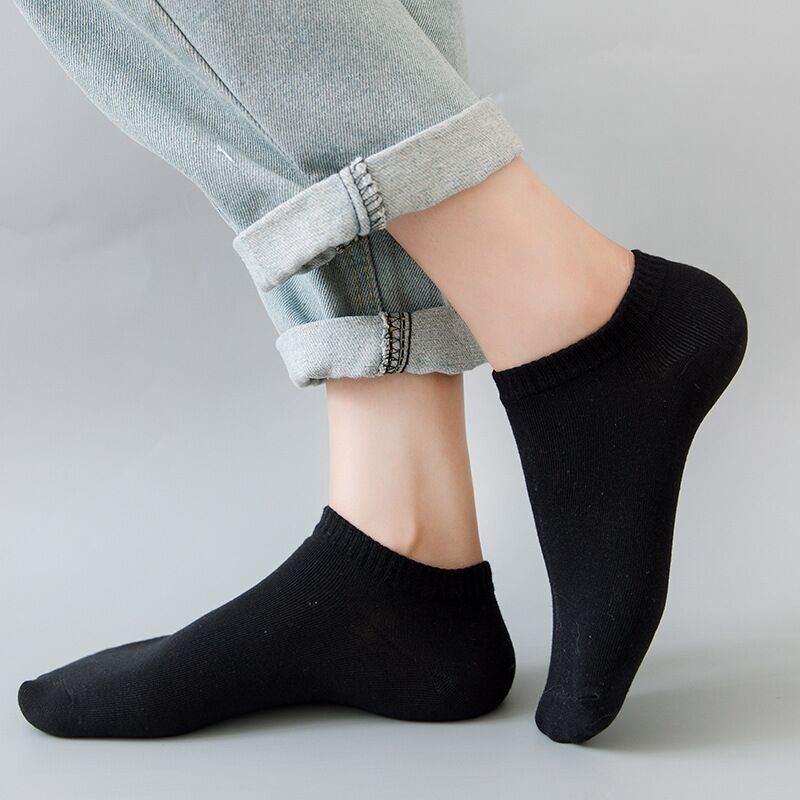 10 Pairs Bulk Black & White No - Ankle Sock Low Cut 评论和价格
