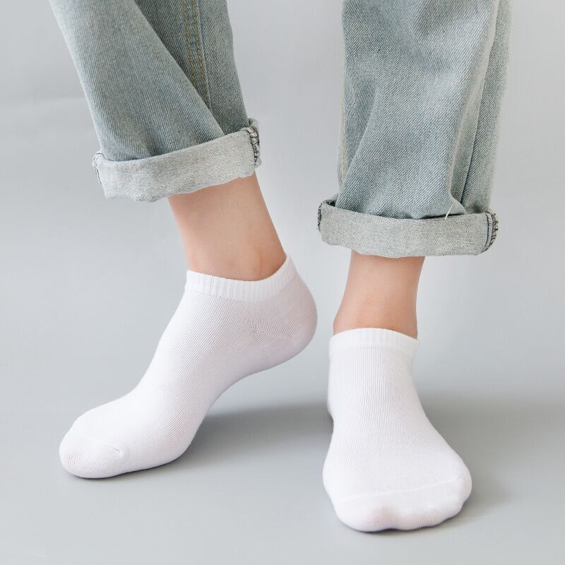 10 Pairs Bulk Black & White No - Ankle Sock Low Cut 评论和价格