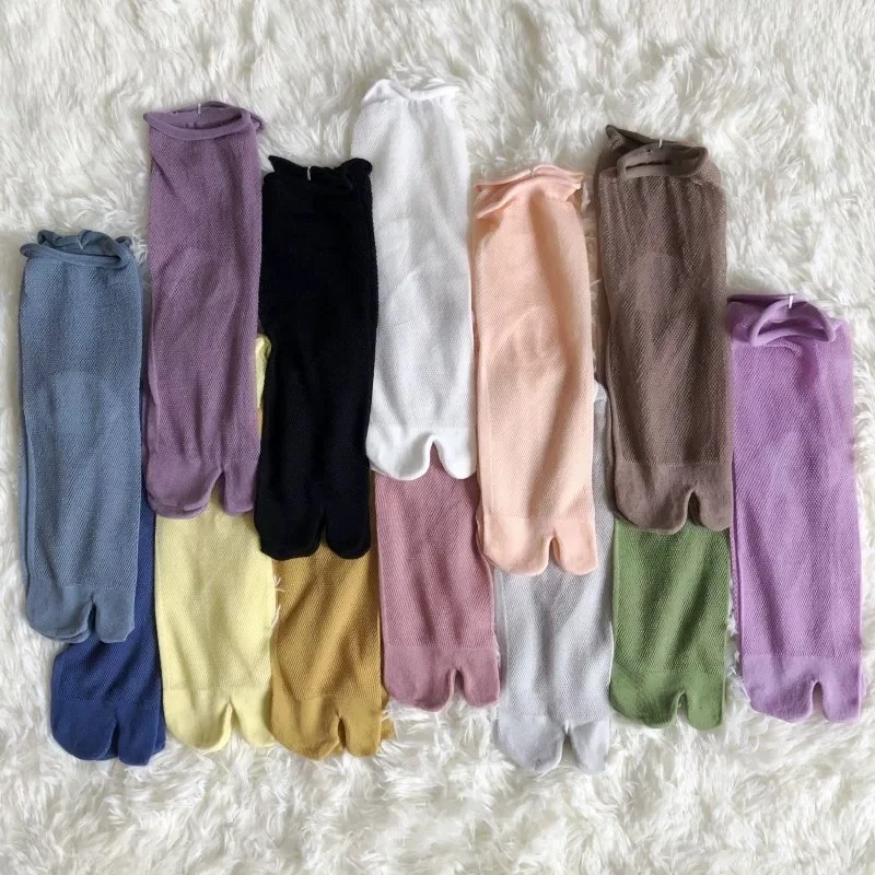 White Split Toe Socks for Wome - Toe Sock Split 评论和价格