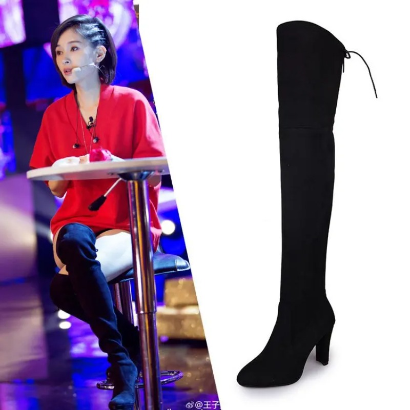 New European and American Styl - Knee High Sock Women 评论和价格