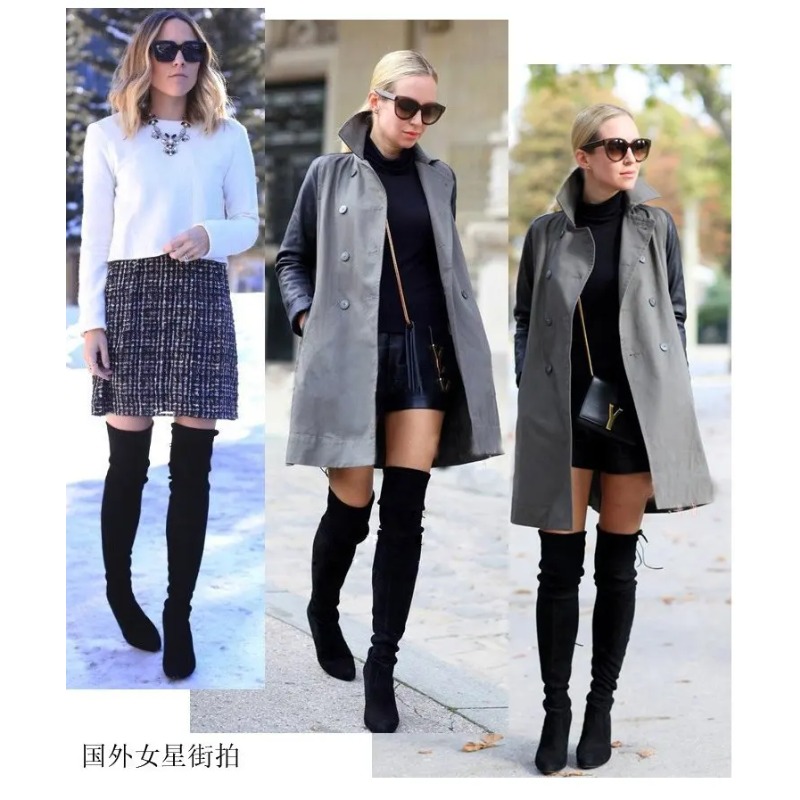 New European and American Styl - Knee High Sock Women 评论和价格