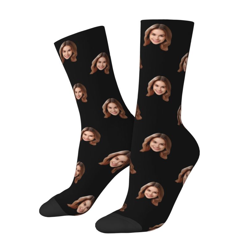 Personalized Custom Face Photo - Dress Sock Men 评论和价格