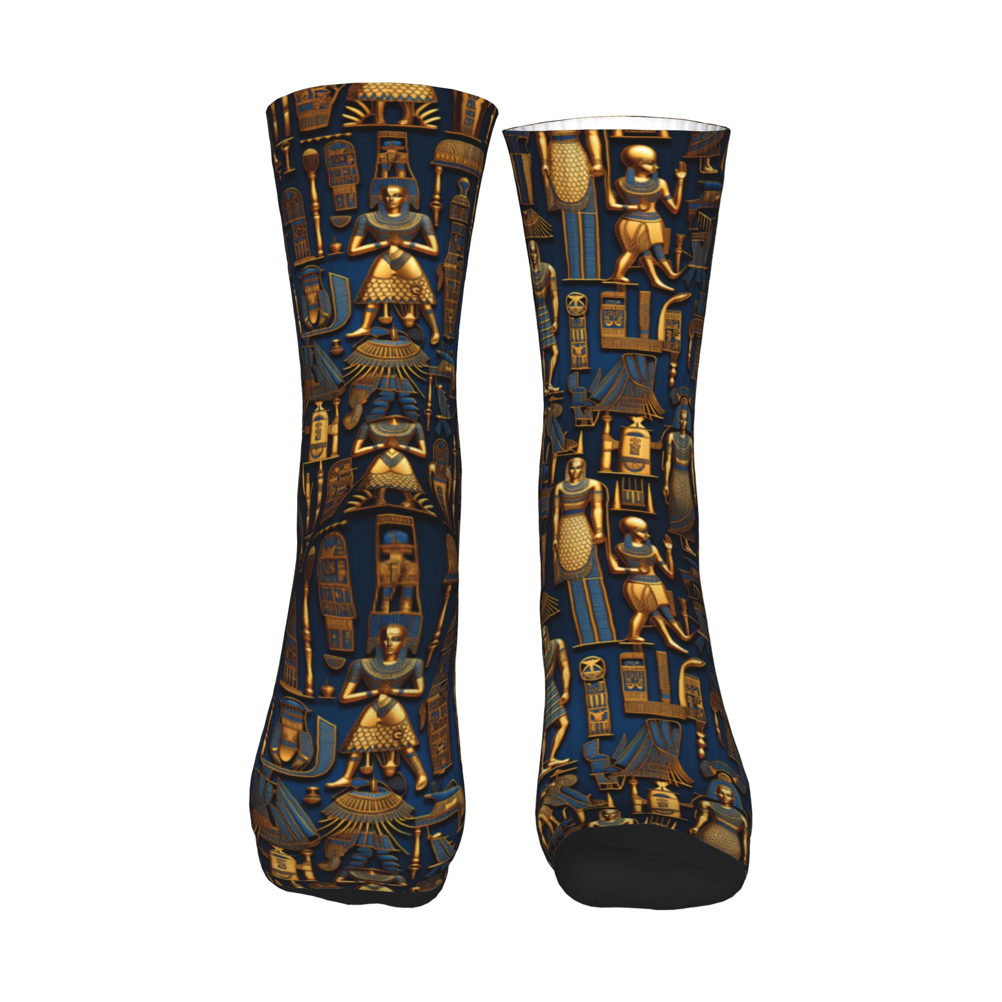 Egyptian Gods And Symbols Patt - Dress Sock Men 评论和价格