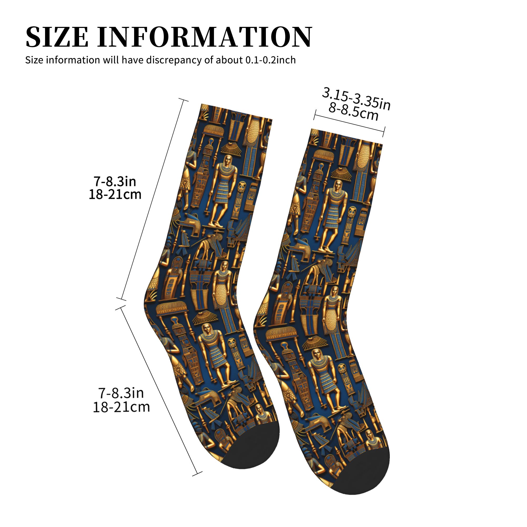 Egyptian Gods And Symbols Patt - Dress Sock Men 评论和价格