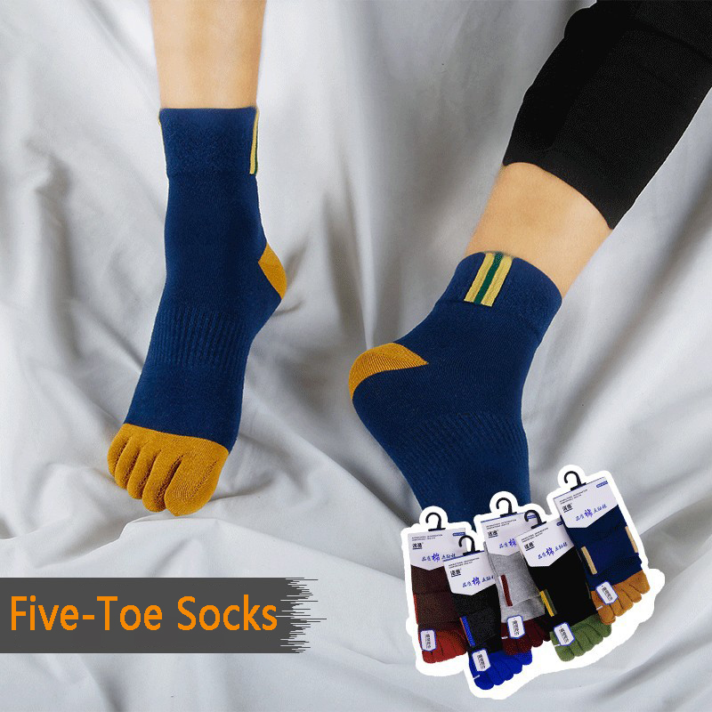 5 Pair Men's Casual Five-Toe C - Toe Sock Split 评论和价格