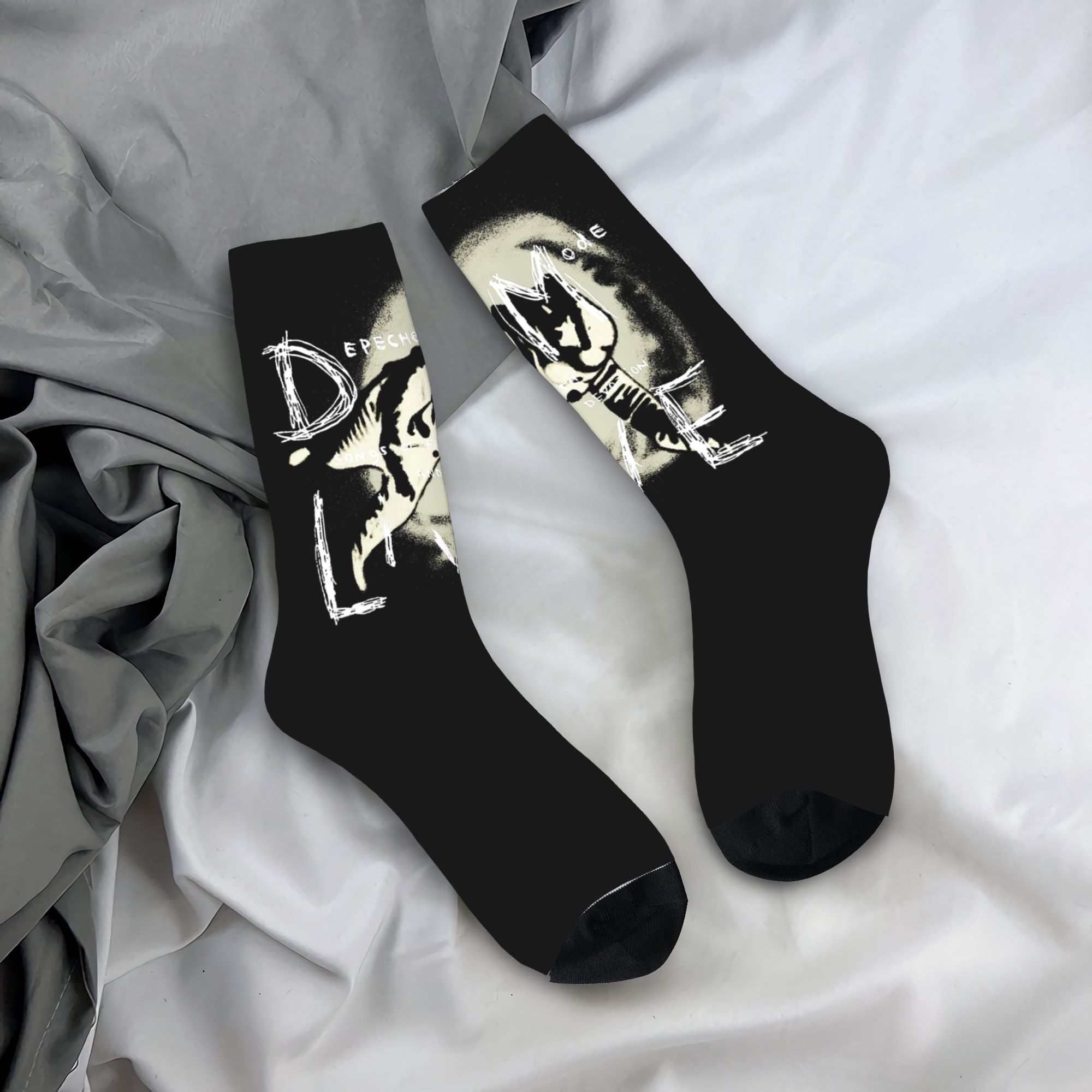 Custom Electronic Rock Depeche - Dress Sock Men 评论和价格