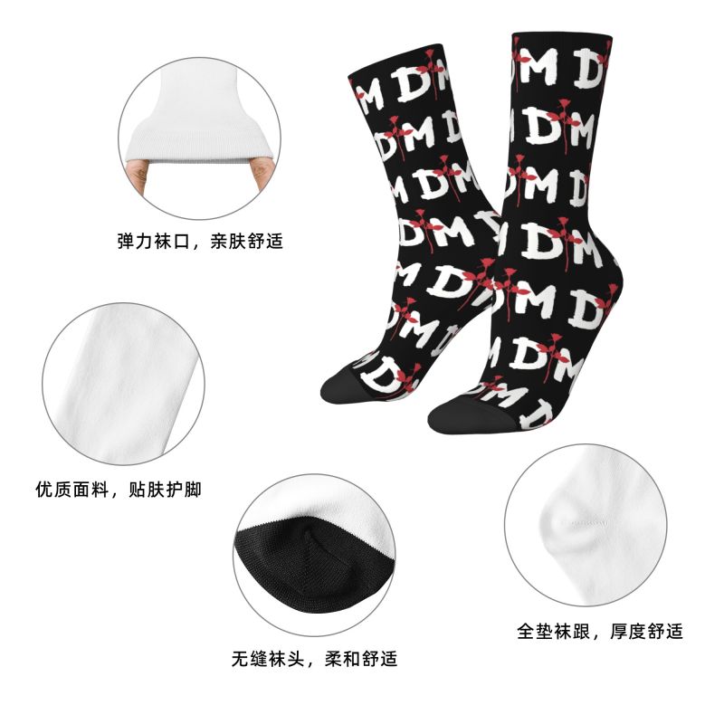Custom Depeche Mode Mens Crew  - Dress Sock Men 评论和价格