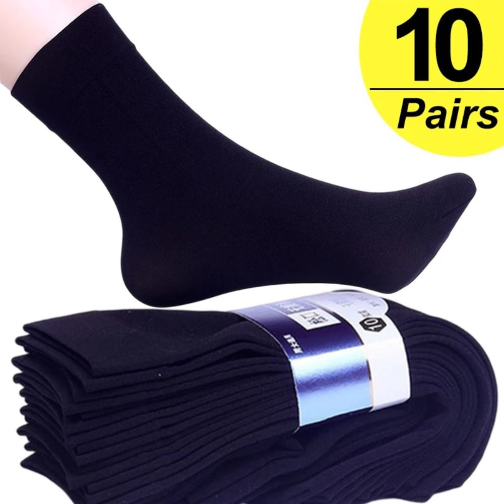 10pairs Casual Breathable Men  - Silk Sock Bamboo 评论和价格