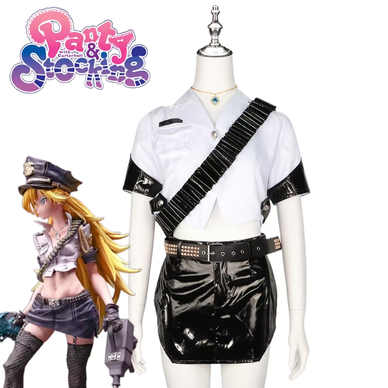 Anime Panty Stocking Cosplay C - Fishnet Stocking Women 评论和价格