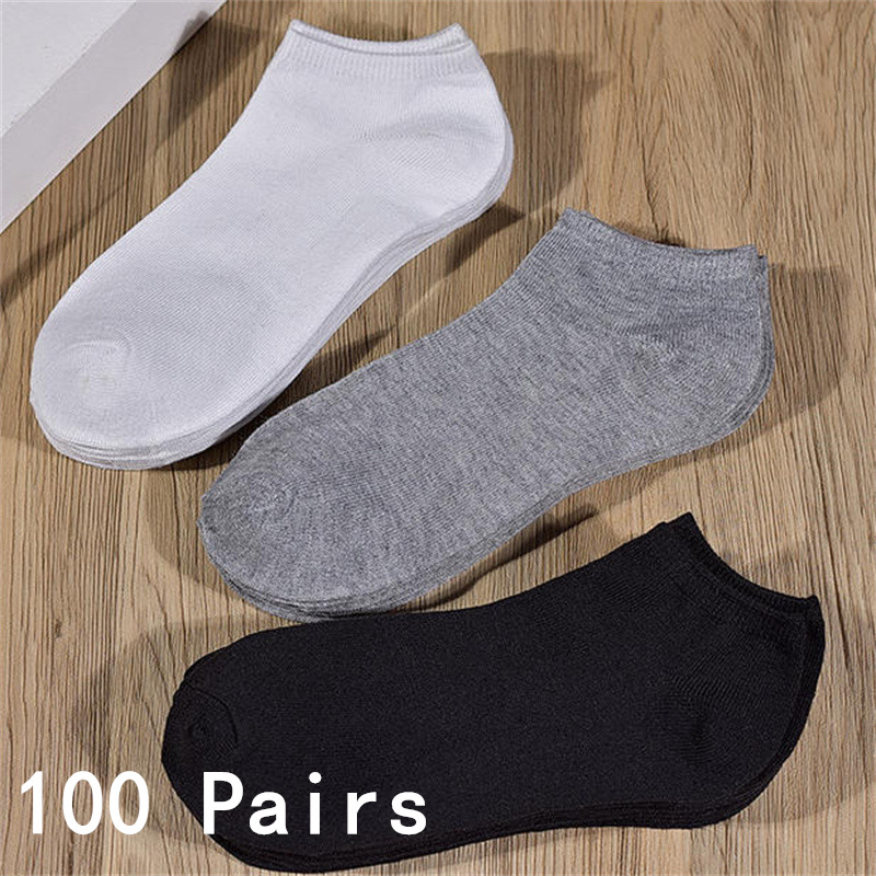 Wholesale 50/100 Pairs Invisib - Ankle Sock Low Cut 评论和价格