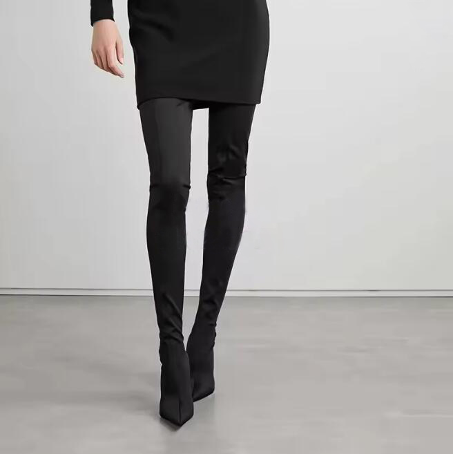 Sexy Leopard Over-the-Knee Str - Knee High Sock Women 评论和价格