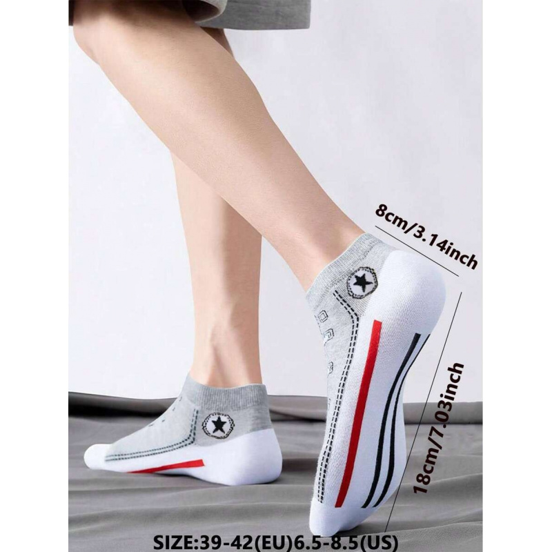 5/10 Pairs Multi-Color Breatha - Ankle Sock Low Cut 评论和价格