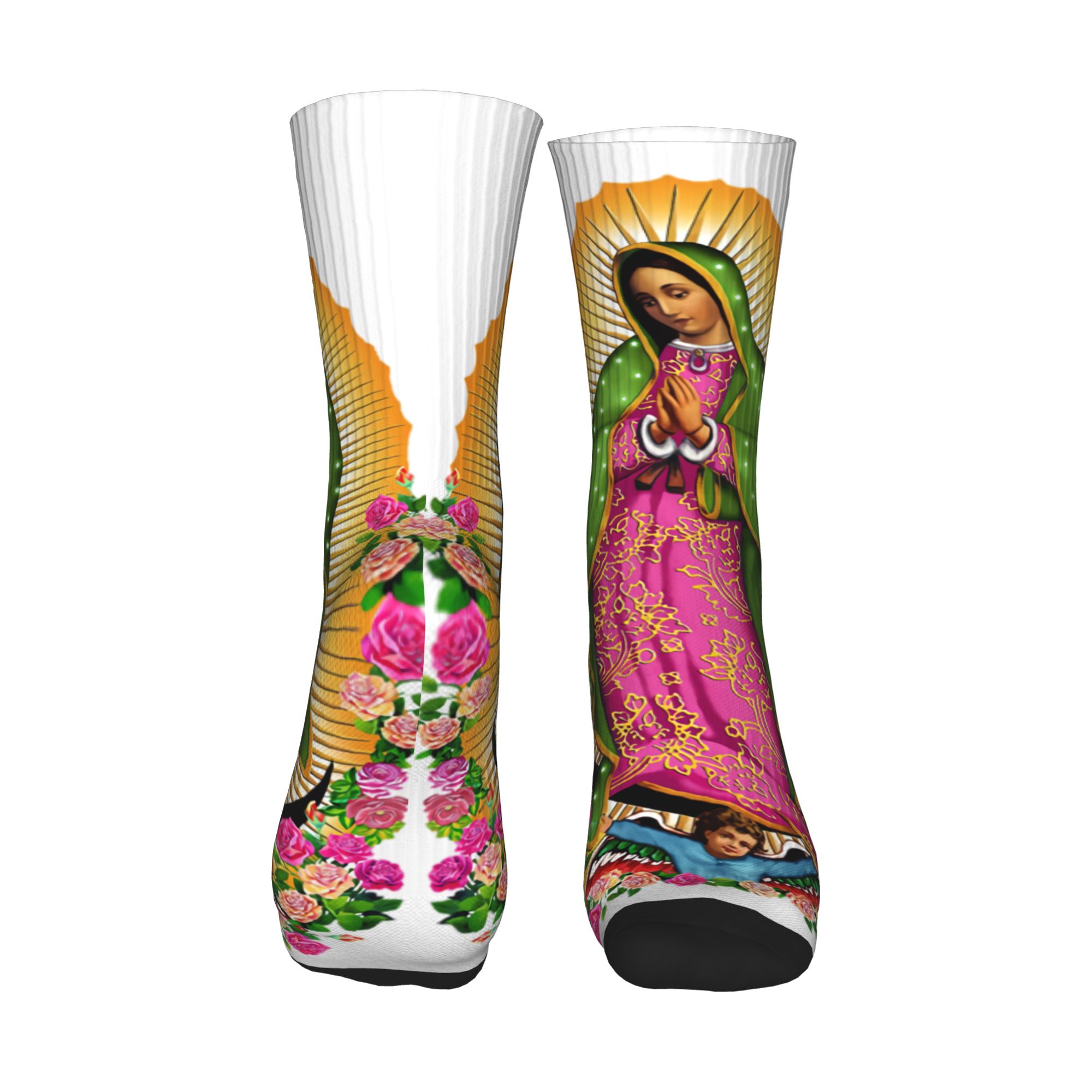 Novelty Men's Our Lady of Guad - Dress Sock Men 评论和价格