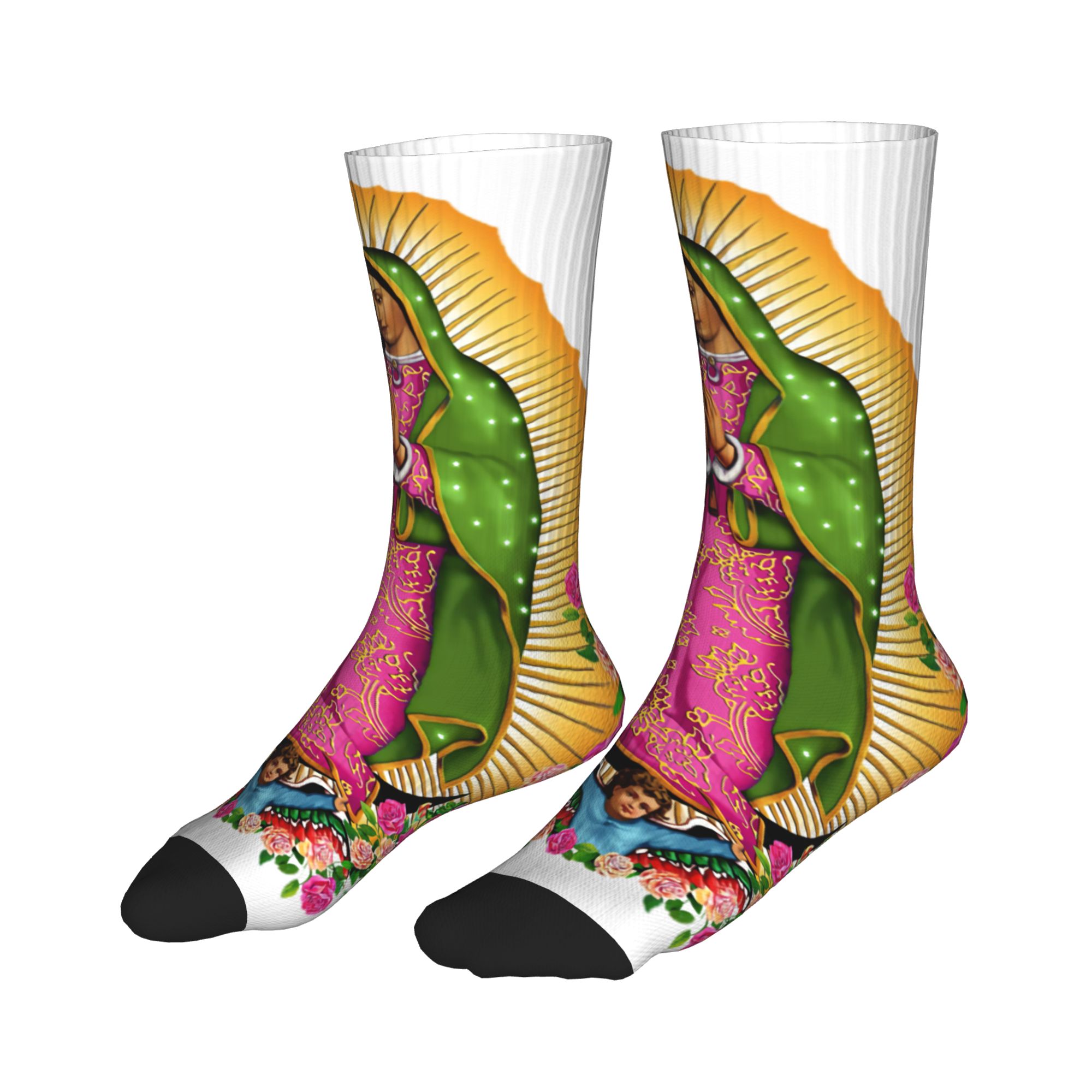 Novelty Men's Our Lady of Guad - Dress Sock Men 评论和价格