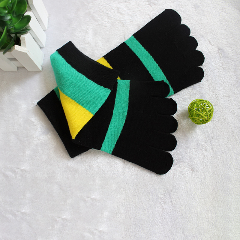 1/5 Pairs Men Five Toe Socks C - Ankle Sock Low Cut 评论和价格