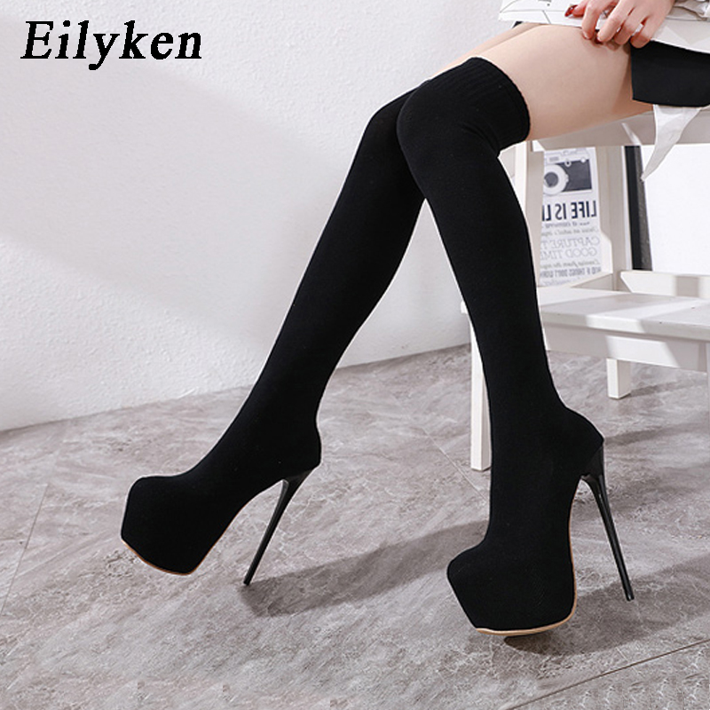 Eilyken Fashion Platform Stret - Knee High Sock Women 评论和价格