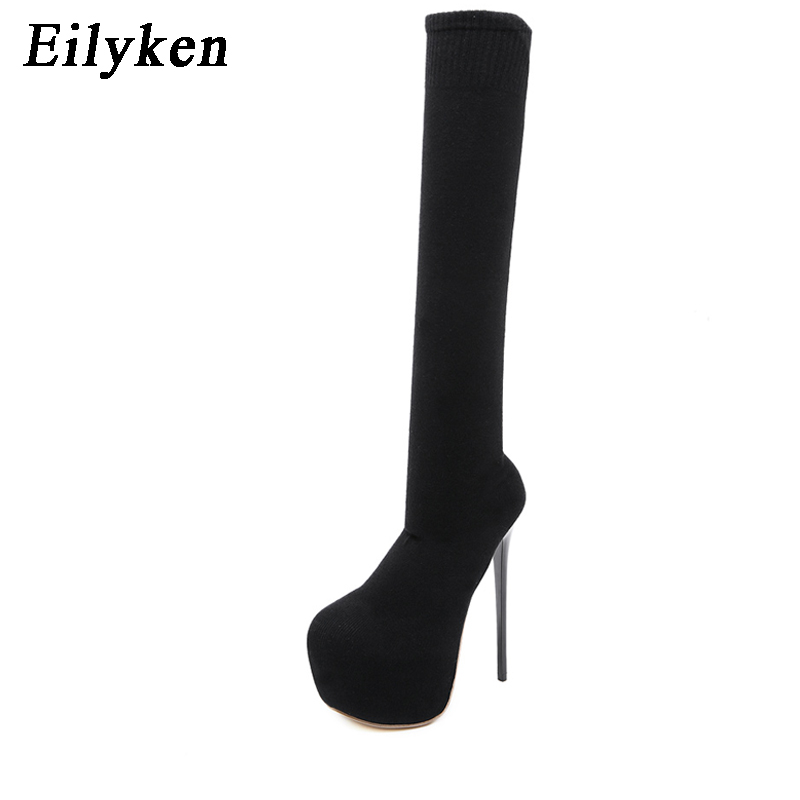 Eilyken Fashion Platform Stret - Knee High Sock Women 评论和价格