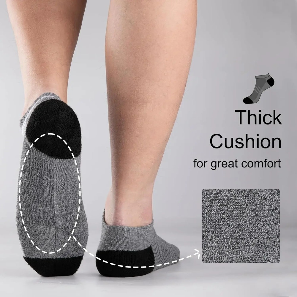 1-10Pairs Breathable Mens Summ - Ankle Sock Low Cut 评论和价格