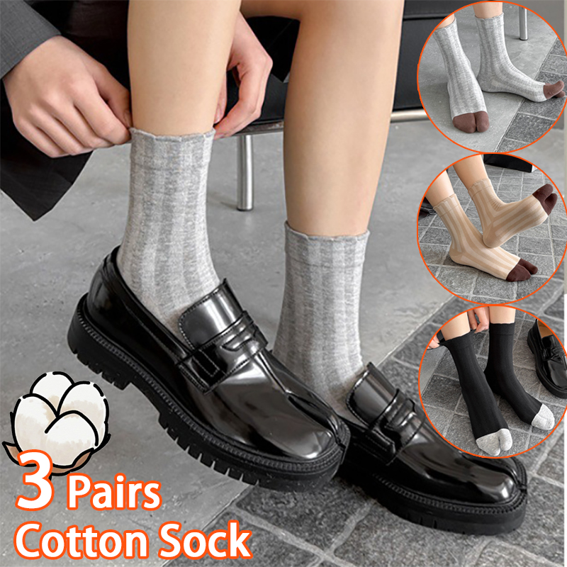 Japanese Split toe Cotton Tabi - Toe Sock Split 评论和价格