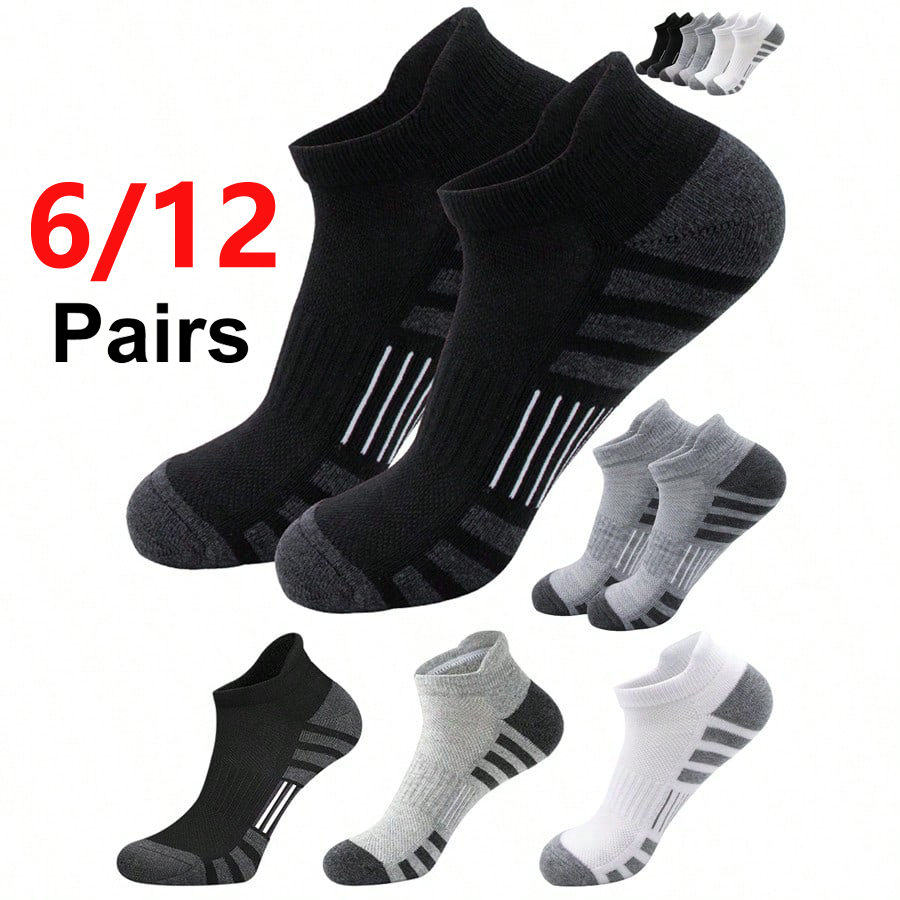 6/24 Pairs Cushioned Breathabl - Athletic Sock Cushion 评论和价格