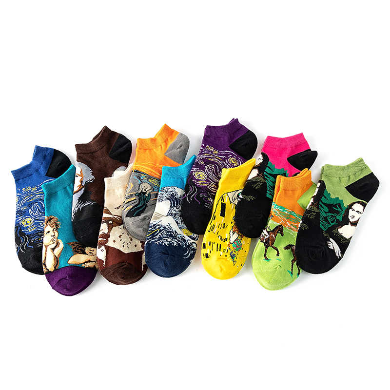 1/5 Pairs Combed Cotton Ankle  - Ankle Sock Low Cut 评论和价格