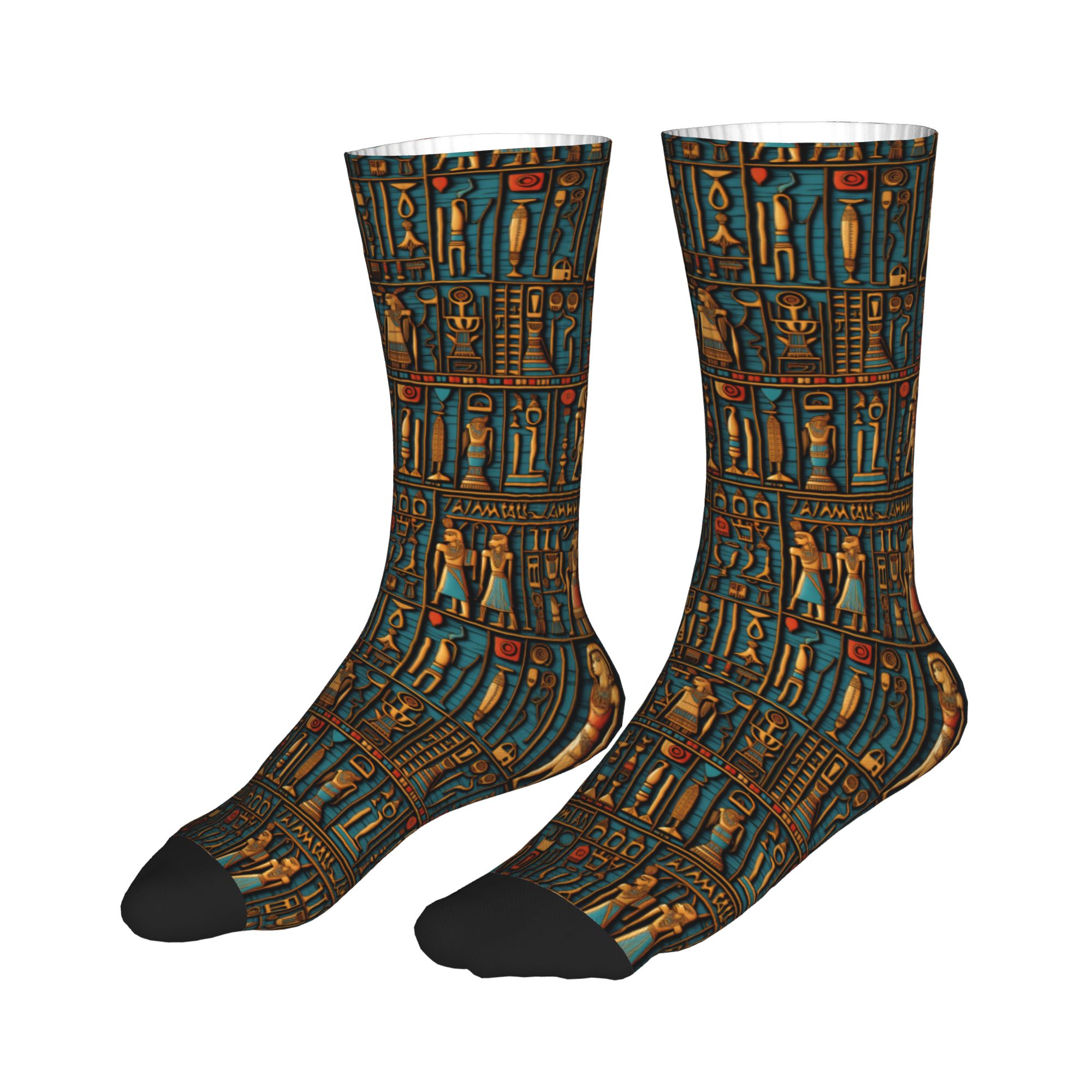 Cool Men's Egyptian Hieroglyph - Dress Sock Men 评论和价格