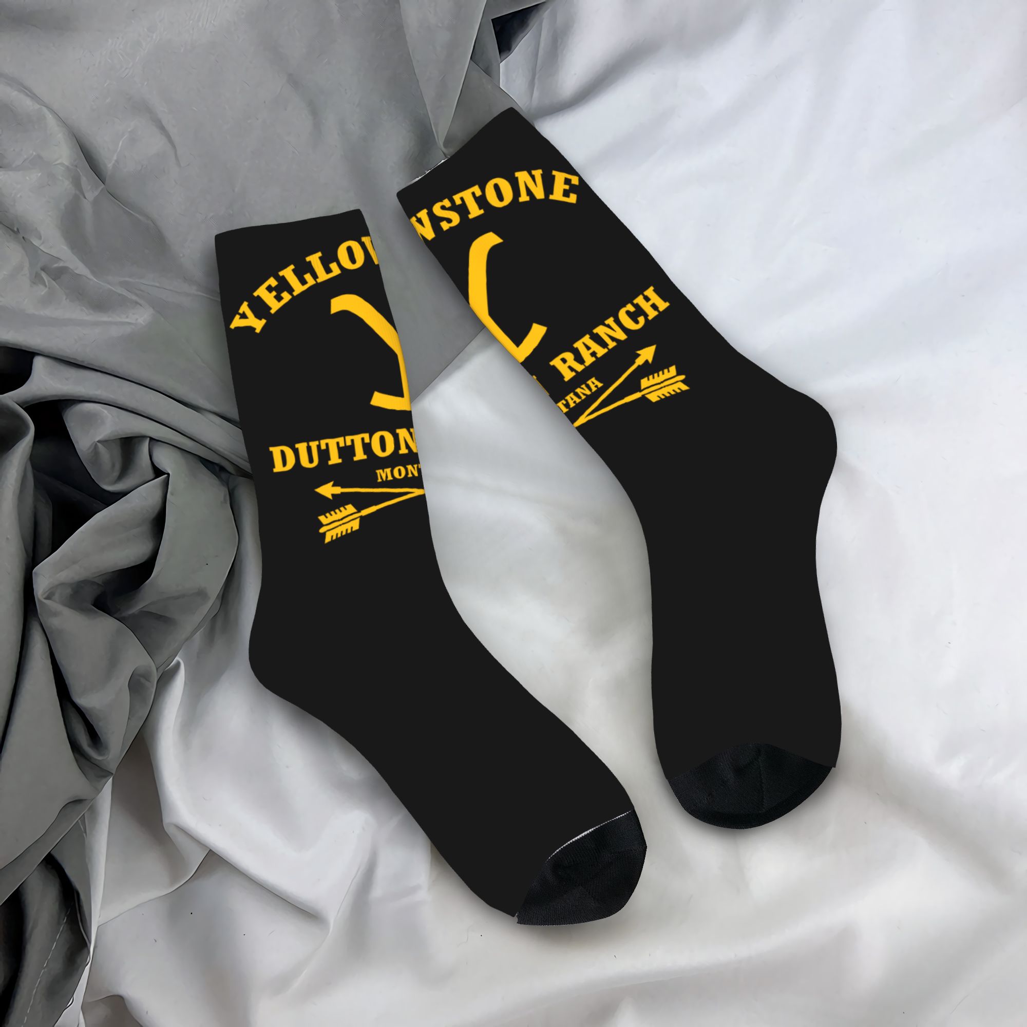 Custom Yellowstone Dutton Ranc - Dress Sock Men 评论和价格